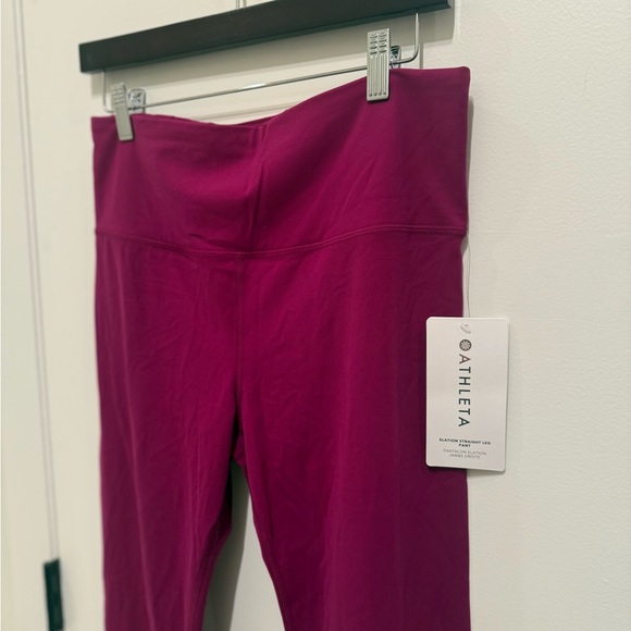 NWT Athleta Elation Straight Leg Pant - Exotic Fuchsia - Picture 6 of 12
